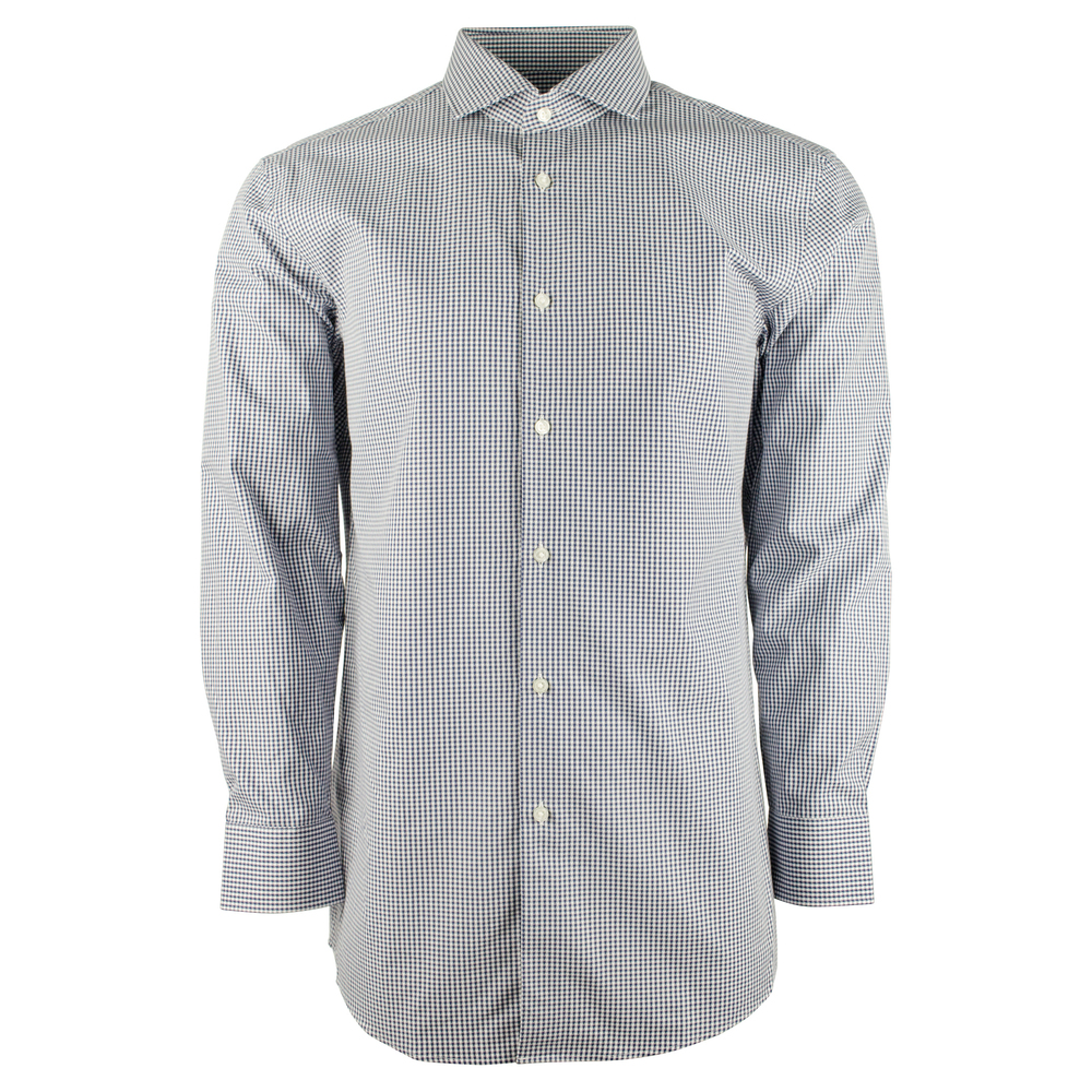 Hugo Boss Men's Mark Sharp Fit Easy Iron Long Sleeve Shirt-DB-16 (32/33)